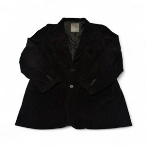 Black Corduroy Blazer by Machine Clothing Co. US Made Sz XXL